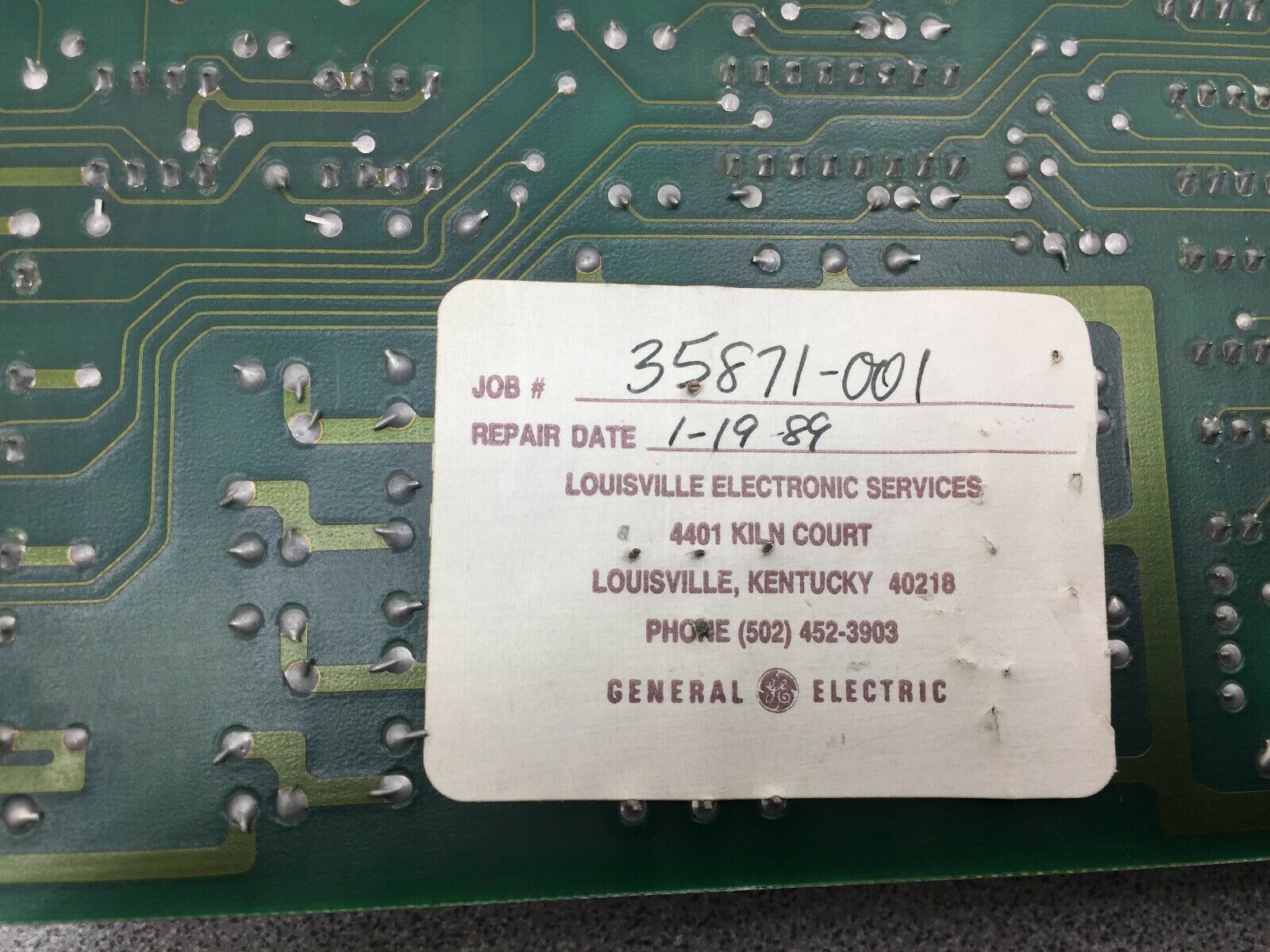 USED EL HAGIWARA CIRCUIT BOARD C-7704-1540B