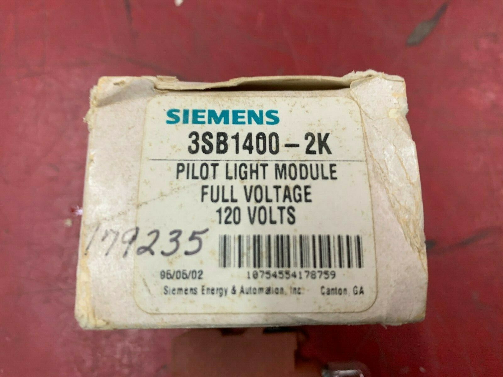 NEW IN BOX SIEMENS PILOT LIGHT MODULE 3SB1400-2K