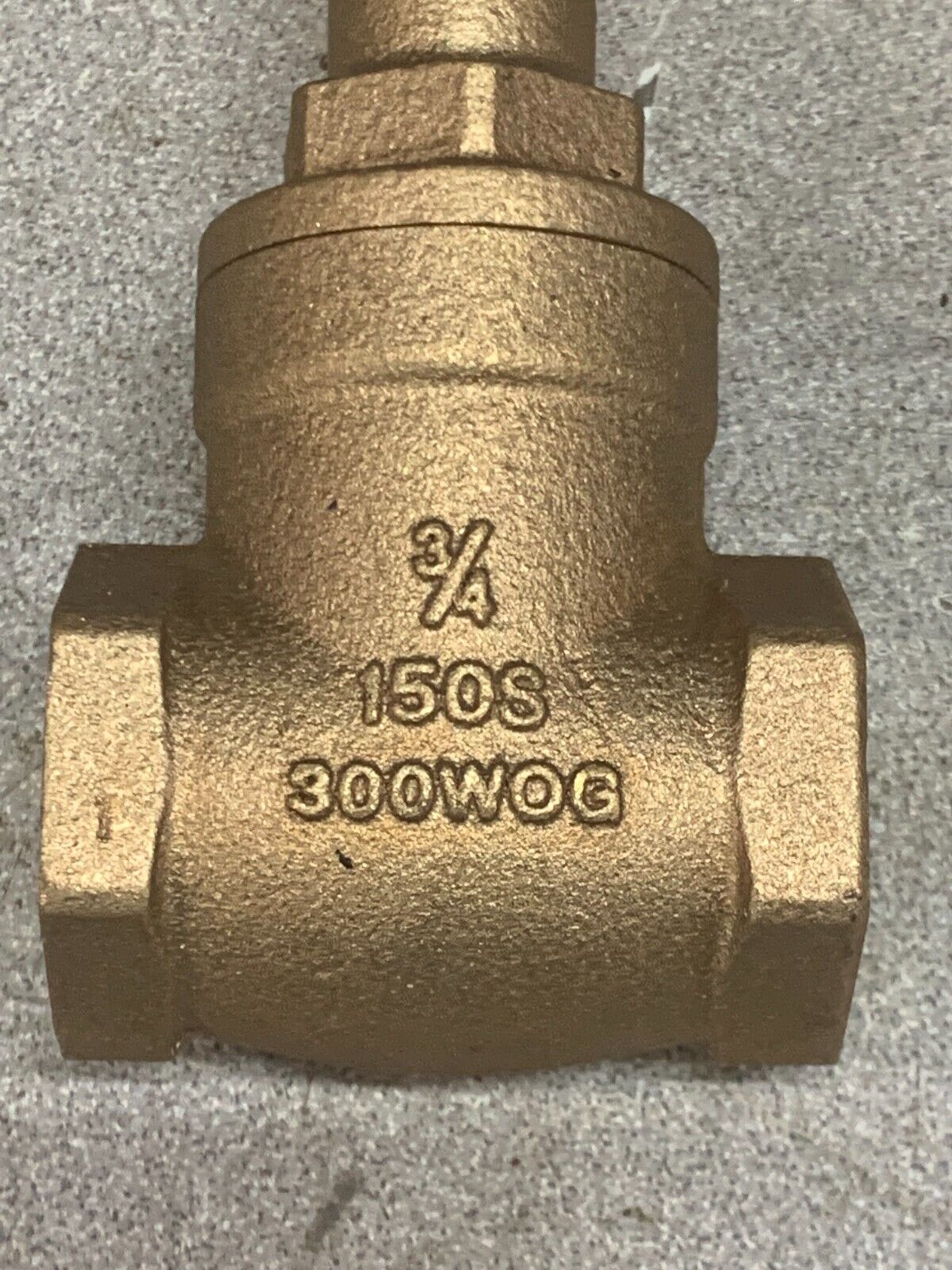 NEW NO BOX KITZ 3/4" 150S 300WOG GATE VALVE AK150L NO. 25 CLASS 150