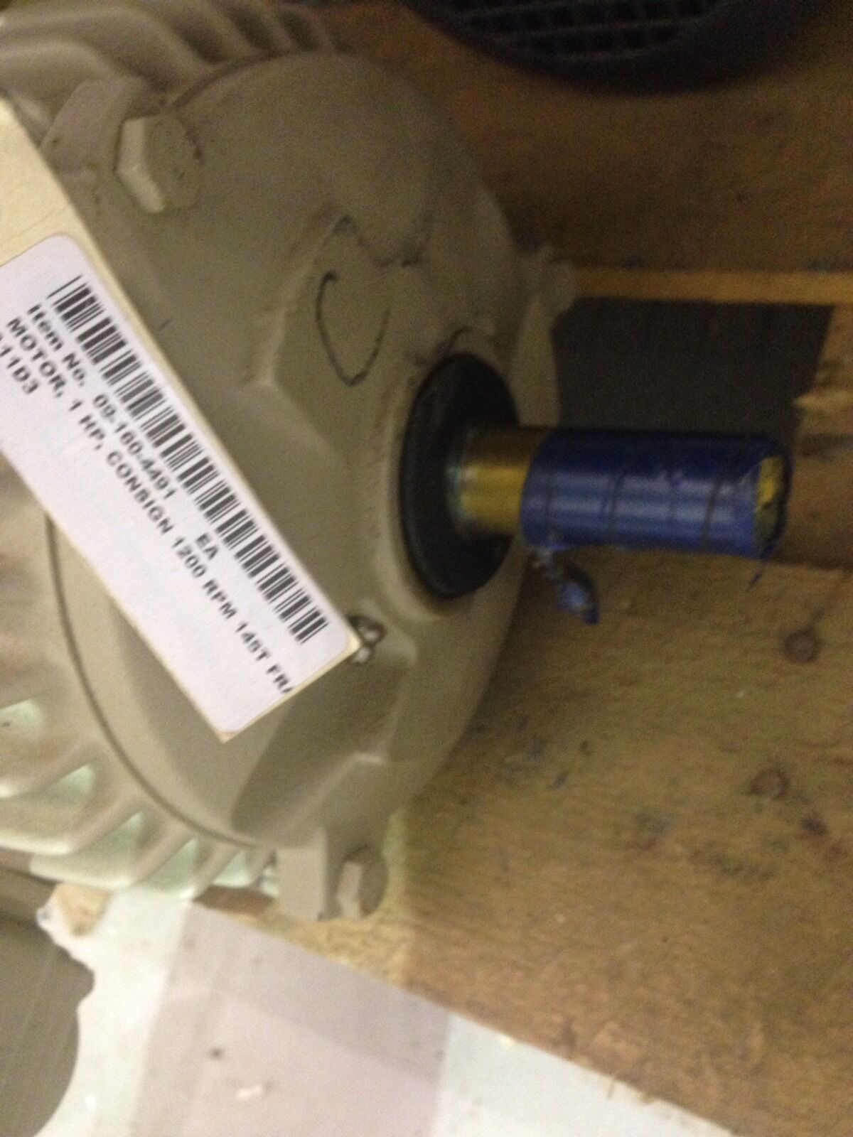 NEW GENERAL ELECTRIC ENERGY SAVER 1HP MOTOR 3 PHASE 1150 RPM  5KS145BCT305B