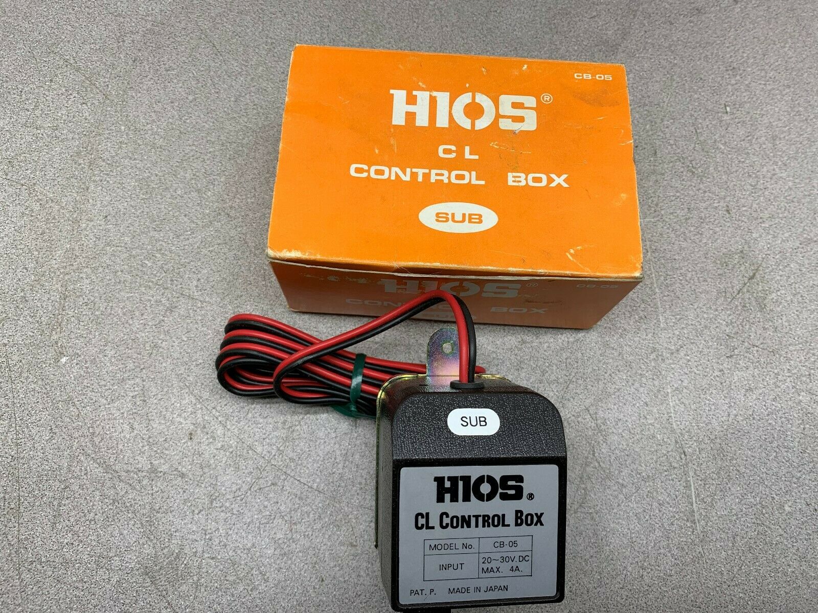 NEW IN BOX HIOS CONTROL BOX CB-05