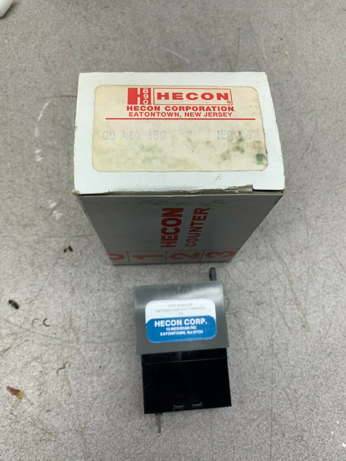 NEW IN BOX HECON COUNTER G0 464 189