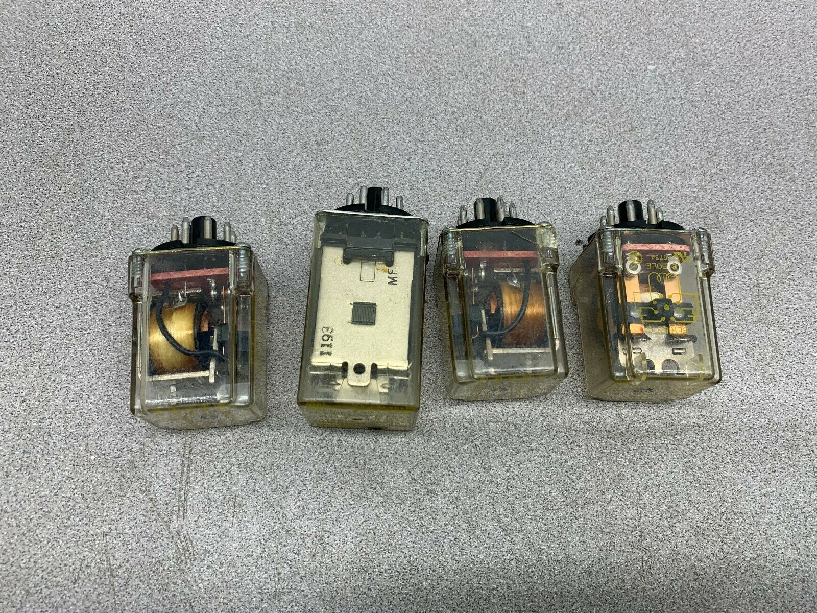 LOT OF 4 NEW NO BOX SQUARE D RELAY 8601 KP12