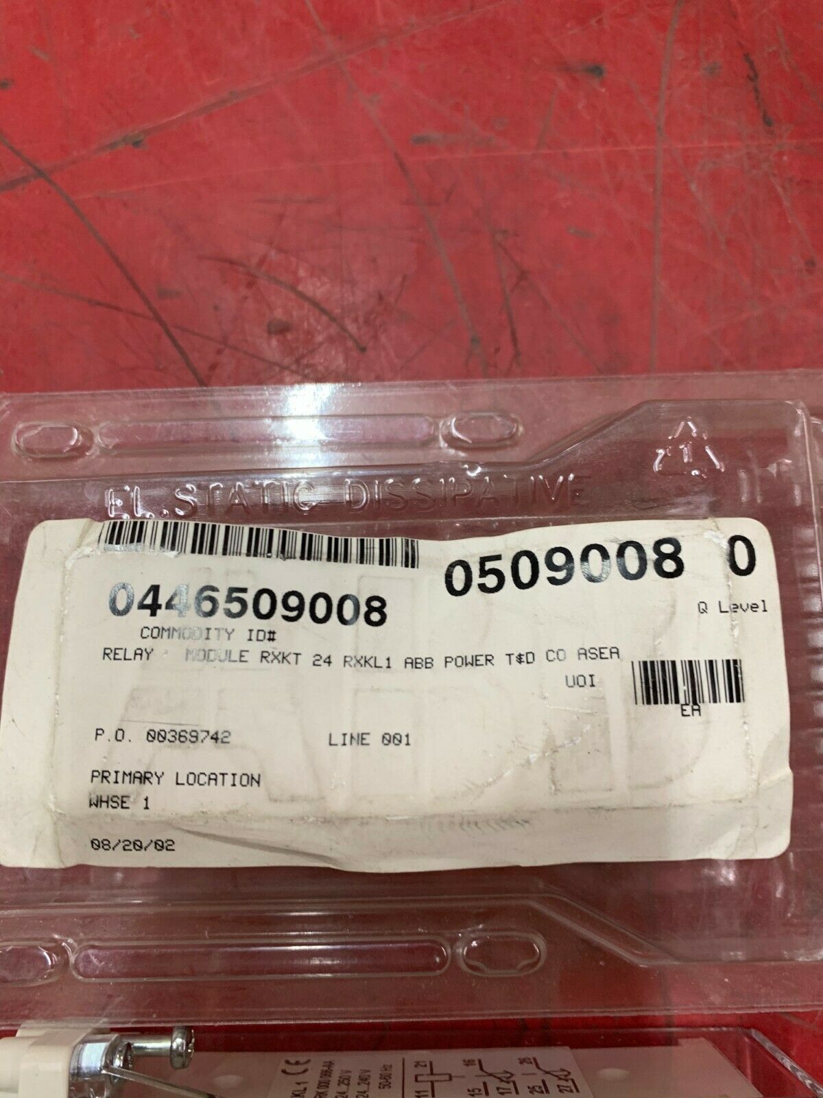 NEW IN PACKAGE ABB RXKL 1 RELAY 1MRK000066-AA