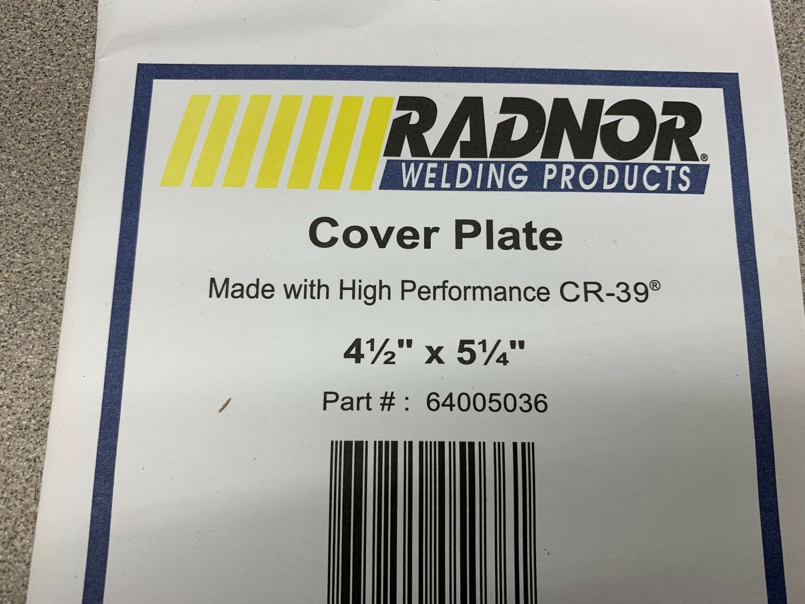 LOT OF 27 NEW NO BOX RADNOR COVER PLATE 64005036