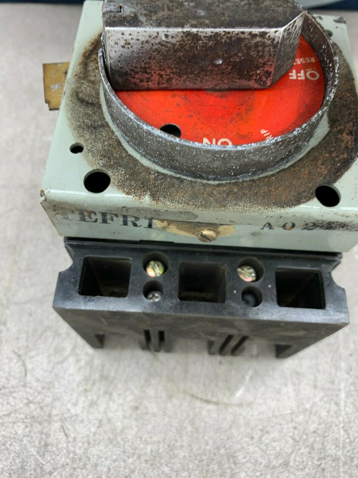 USED GENERAL ELECTRIC 100 AMP 3 POLE MOTOR CIRCUIT PROTECTOR TED134100