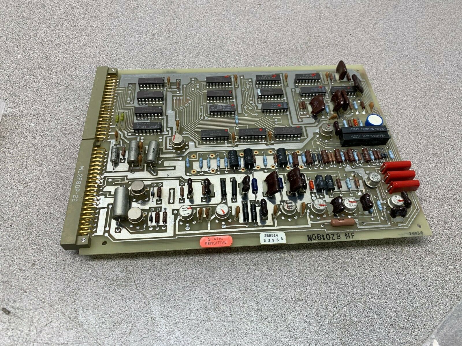 USED INVENSYS CIRCUIT BOARD N0810ZB MF