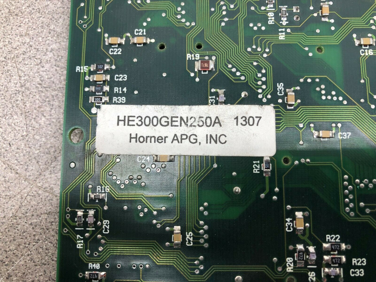 USED HORNER ELECTRIC INTERFACE BOARD HE300GEN250A