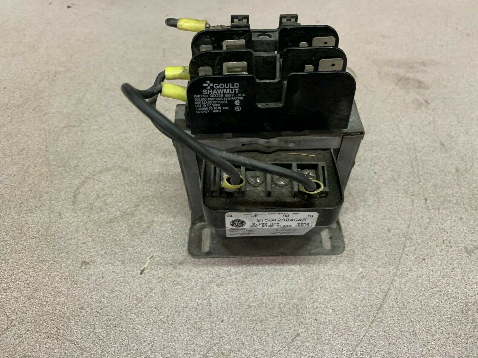 USED GENERAL ELECTRIC CORE AND COIL TRANSFORMER 9T58K2804G48