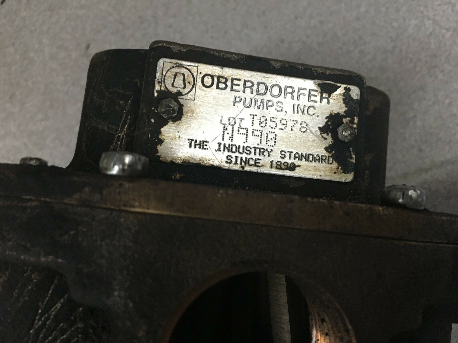 USED OBERDORFER N990 PUMP T05978