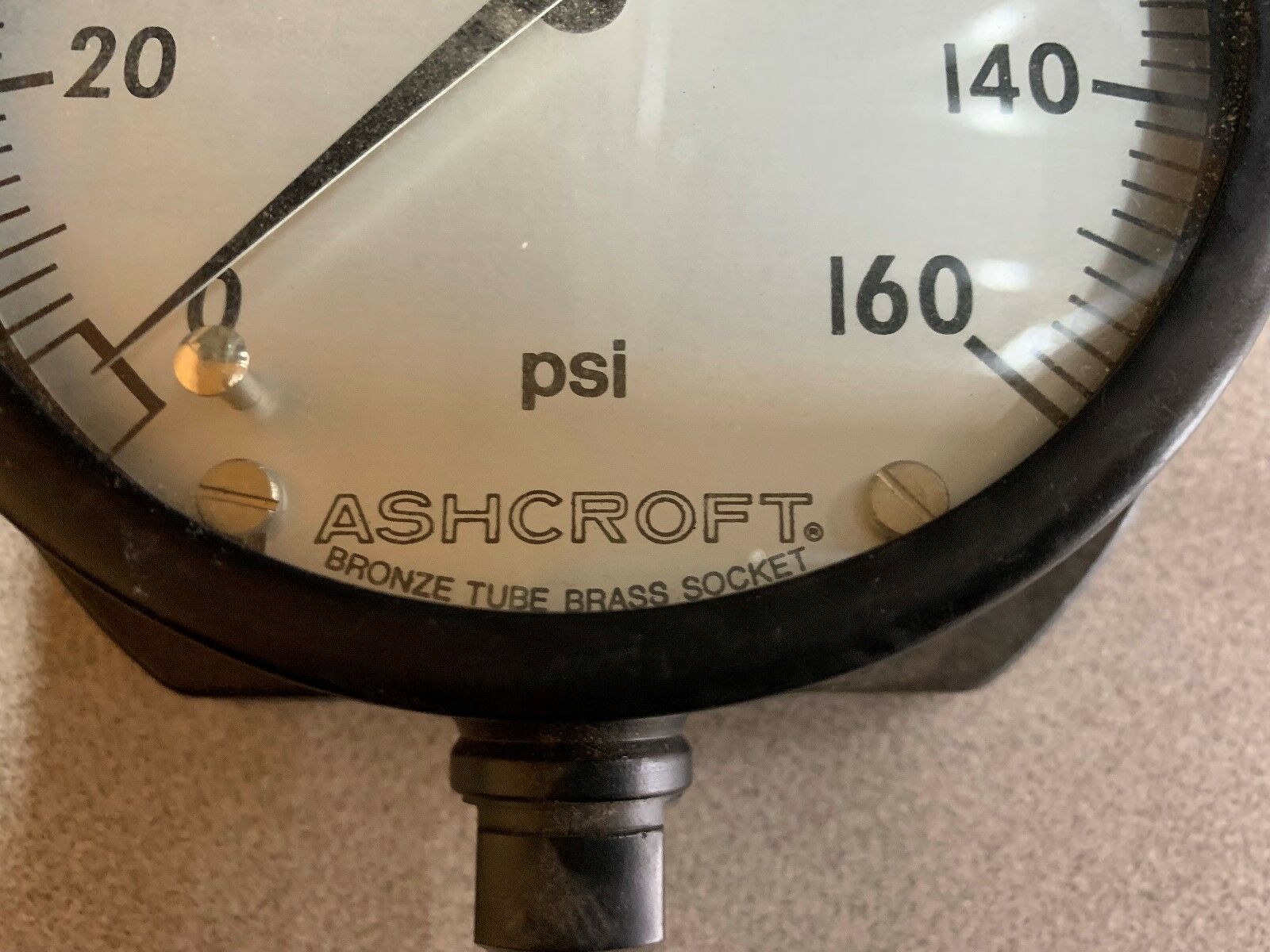 NEW NO BOX ASHCROFT 0-160 PSI PANEL METER 250-2382-A