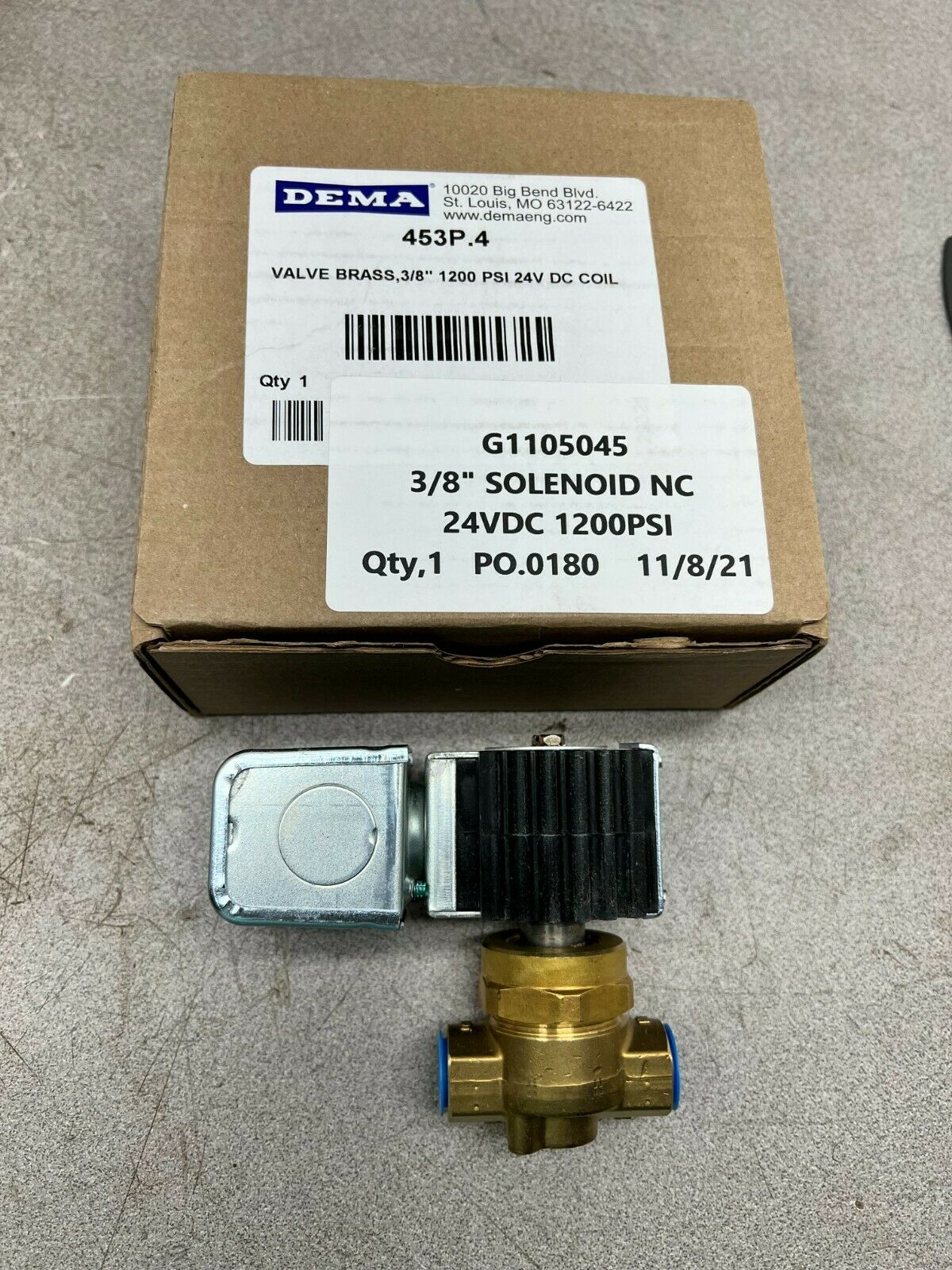 NEW IN BOX DEMA 453P.4 VALVE 453P