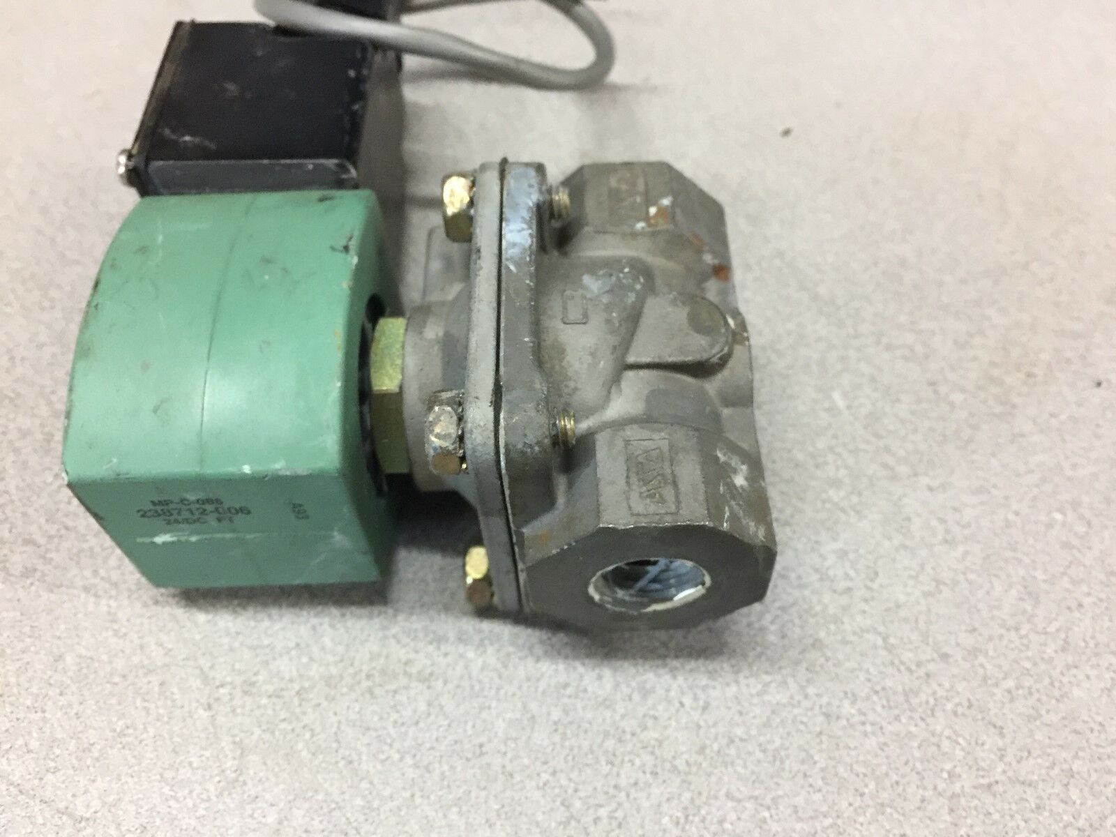 USED ASCO 3/8" 40PSI 24VDC SOLENOID VALVE JKFX8210G87E15500