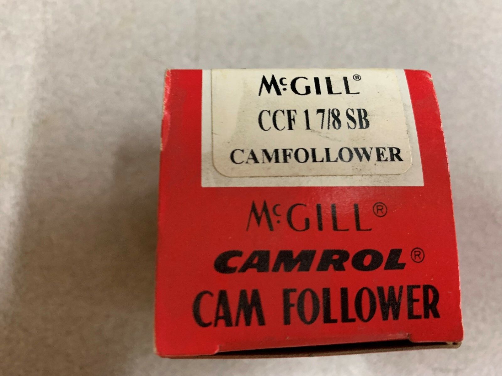 NEW IN BOX MCGILL CAM FOLLOWER CCF 1 7/8 SB