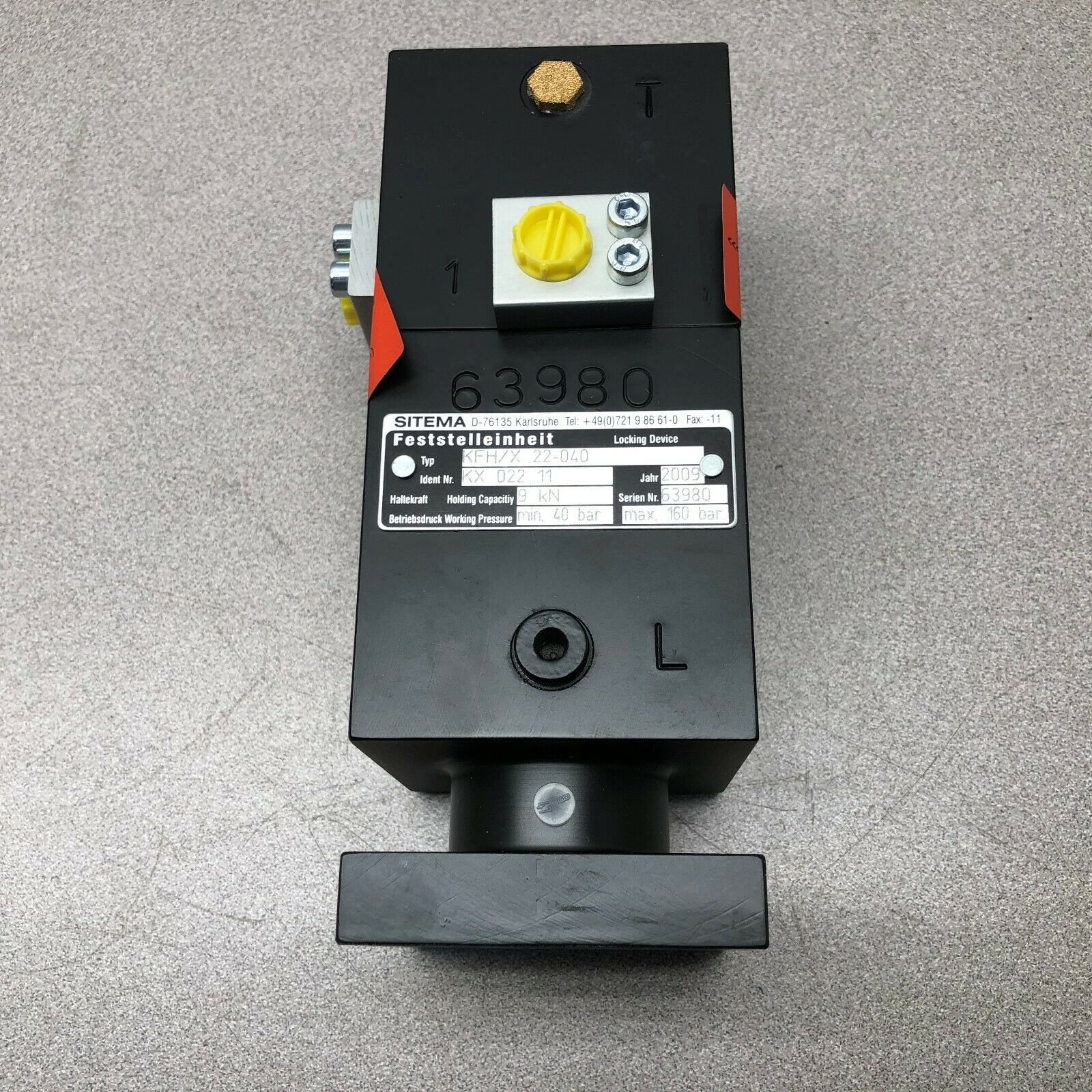 NEW NO BOX SITEMA LOCKING DEVICE KFH/X 22-040