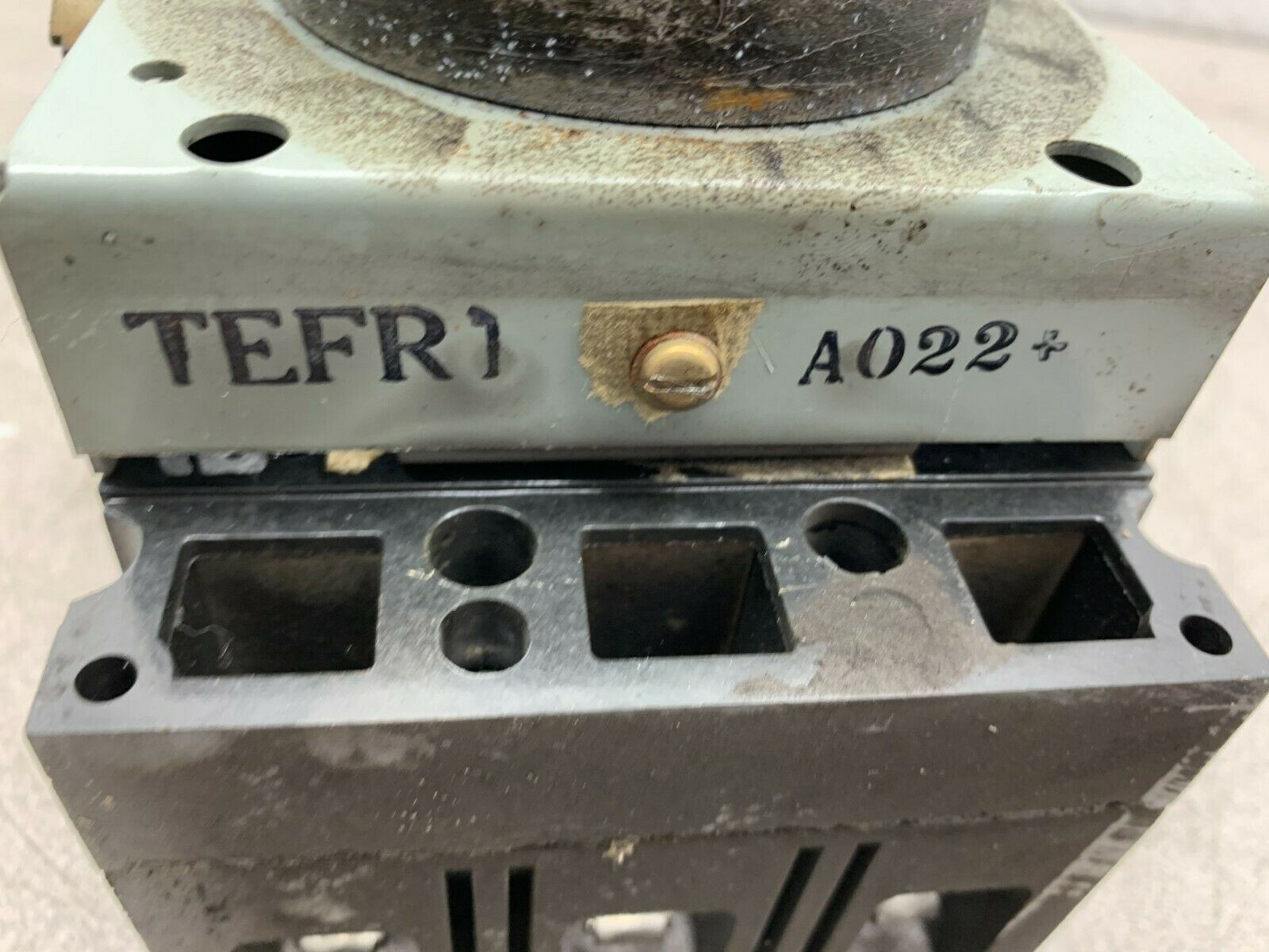 USED GENERAL ELECTRIC TEFR1 7 AMP 3 POLE MOTOR CIRCUIT PROTECTOR TEC36007