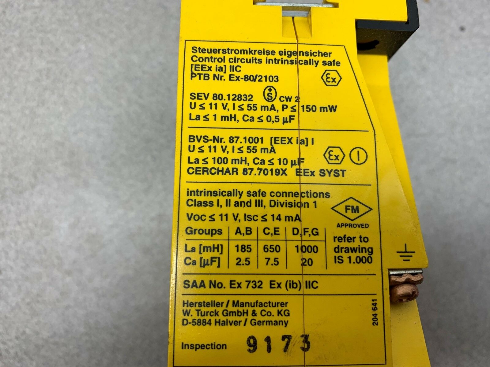 USED TURCK SWITCH MS13-22EX0-R