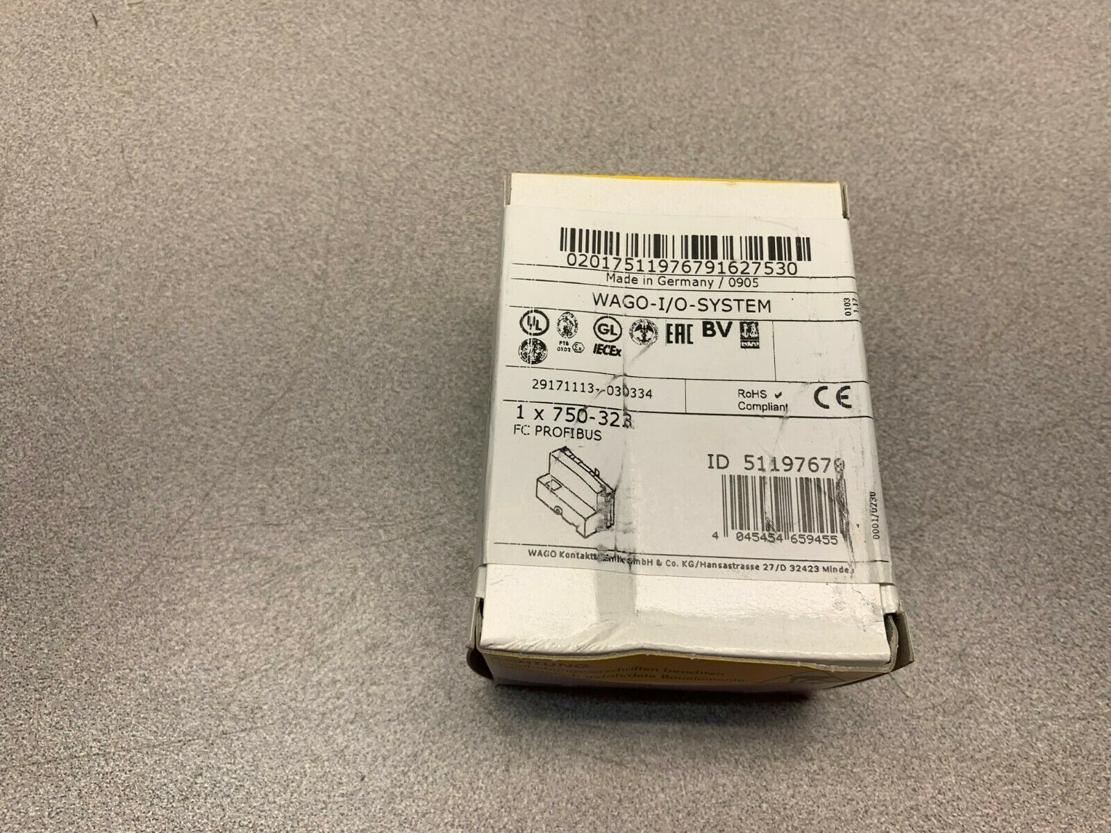 NEW IN BOX WAGO MODULE 750-323