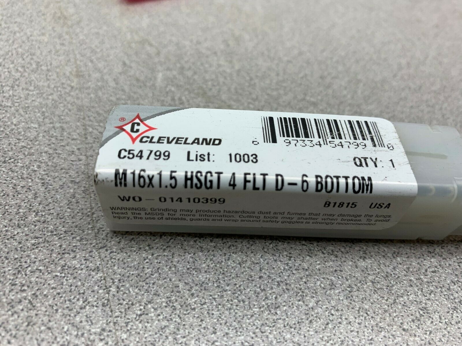 NEW NO BOX CLEVELAND HAND TAP C54799