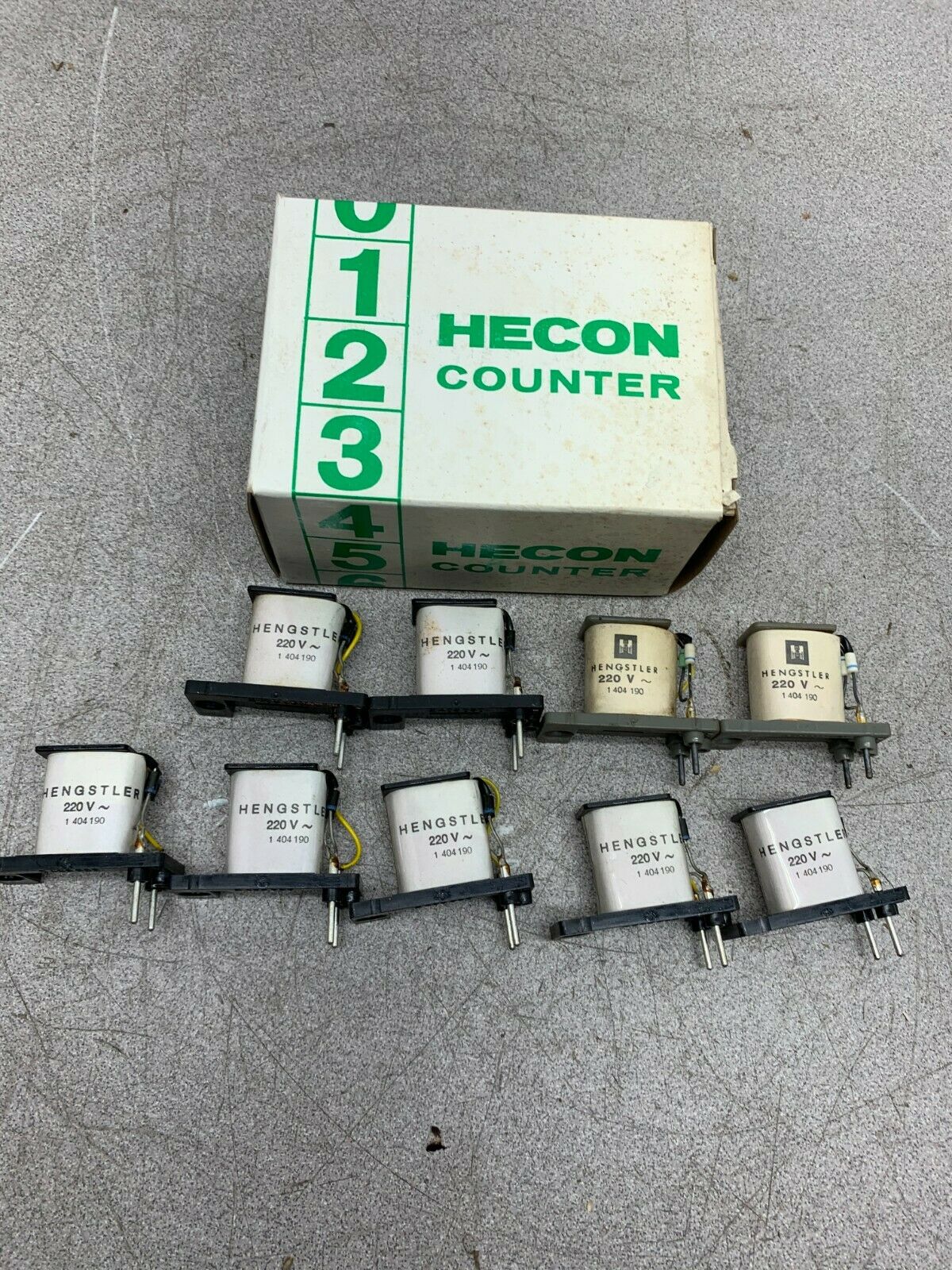 BOX OF 9 NEW IN BOX HECON COILS G1 404 190