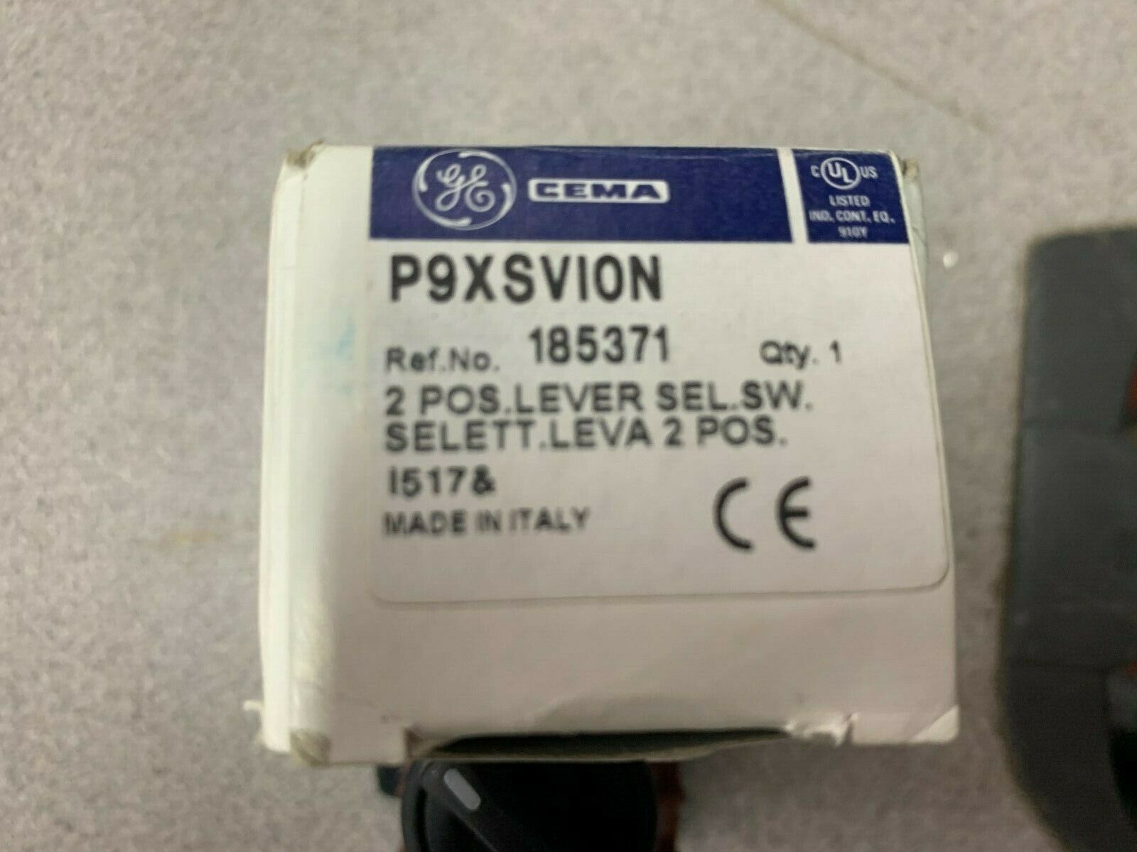 NEW IN BOX GE SELECTOR SWITCH P9XSVI0N