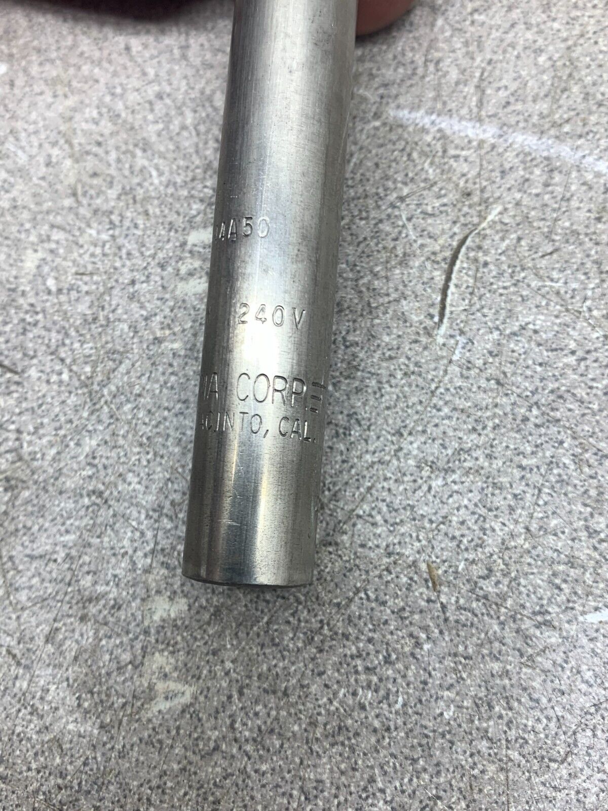 NEW NO BOX RAMA CORP. 240V. HEATER CARTRIDGE 44A50