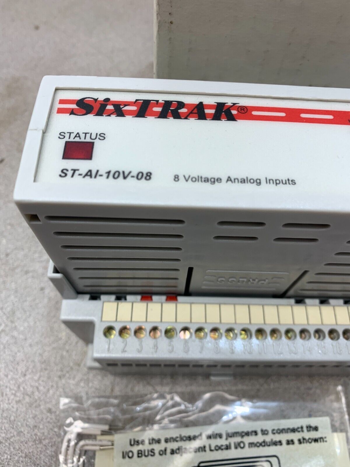 NEW IN BOX SIXTRAK I/O MODULE ST-AI-10V-08