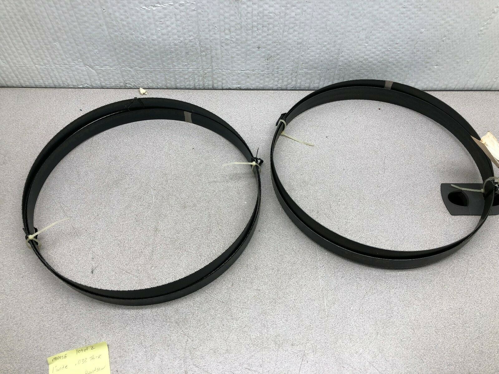 NEW NO BOX (LOT OF 2) MORSE 1" WIDE .032 THICK 10 R CARBON STEEL BANDSAW BLADE Z