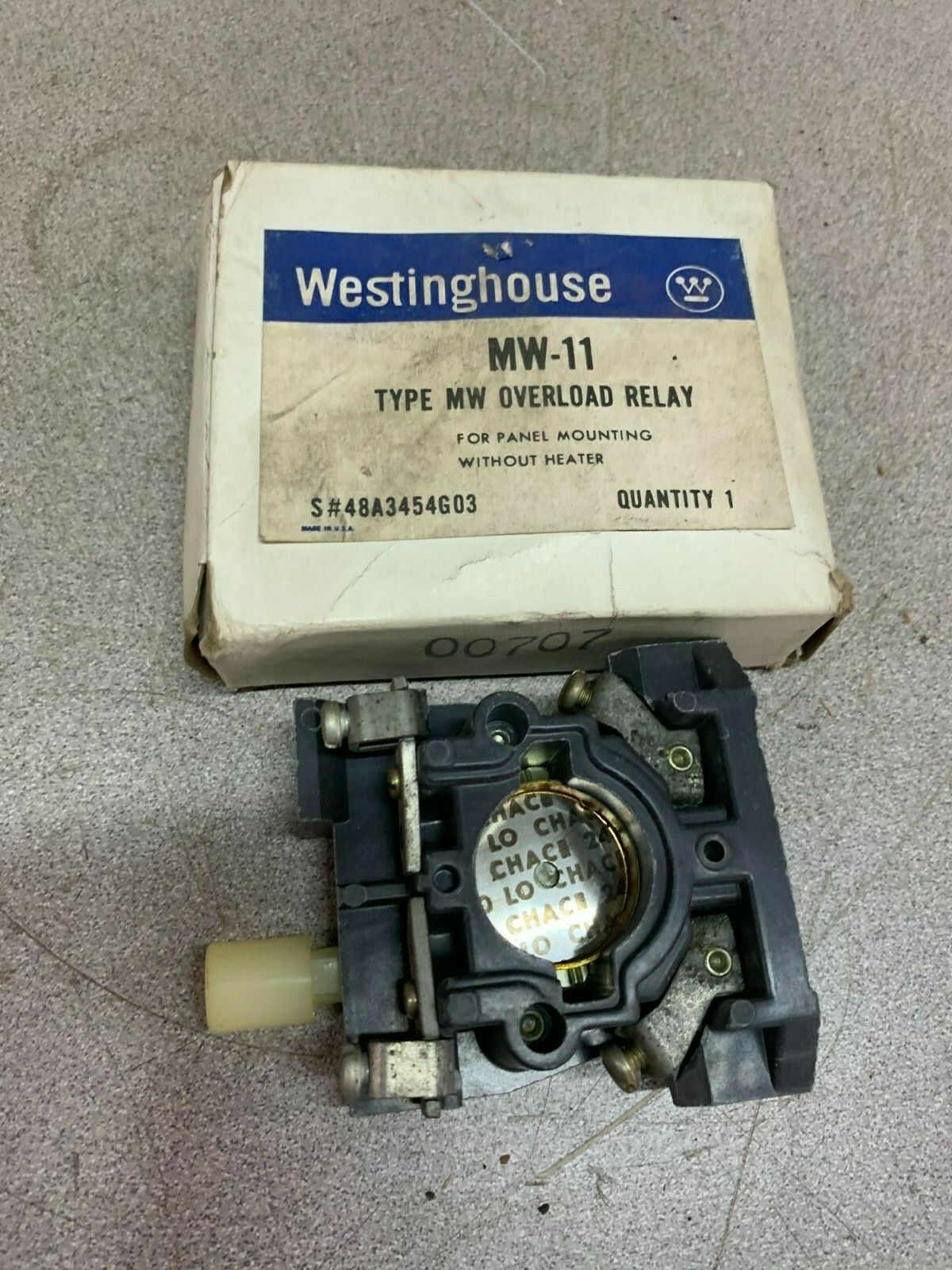 LOT OF 3 NEW IN BOX WESTINGHOUSE RELAY MW-11