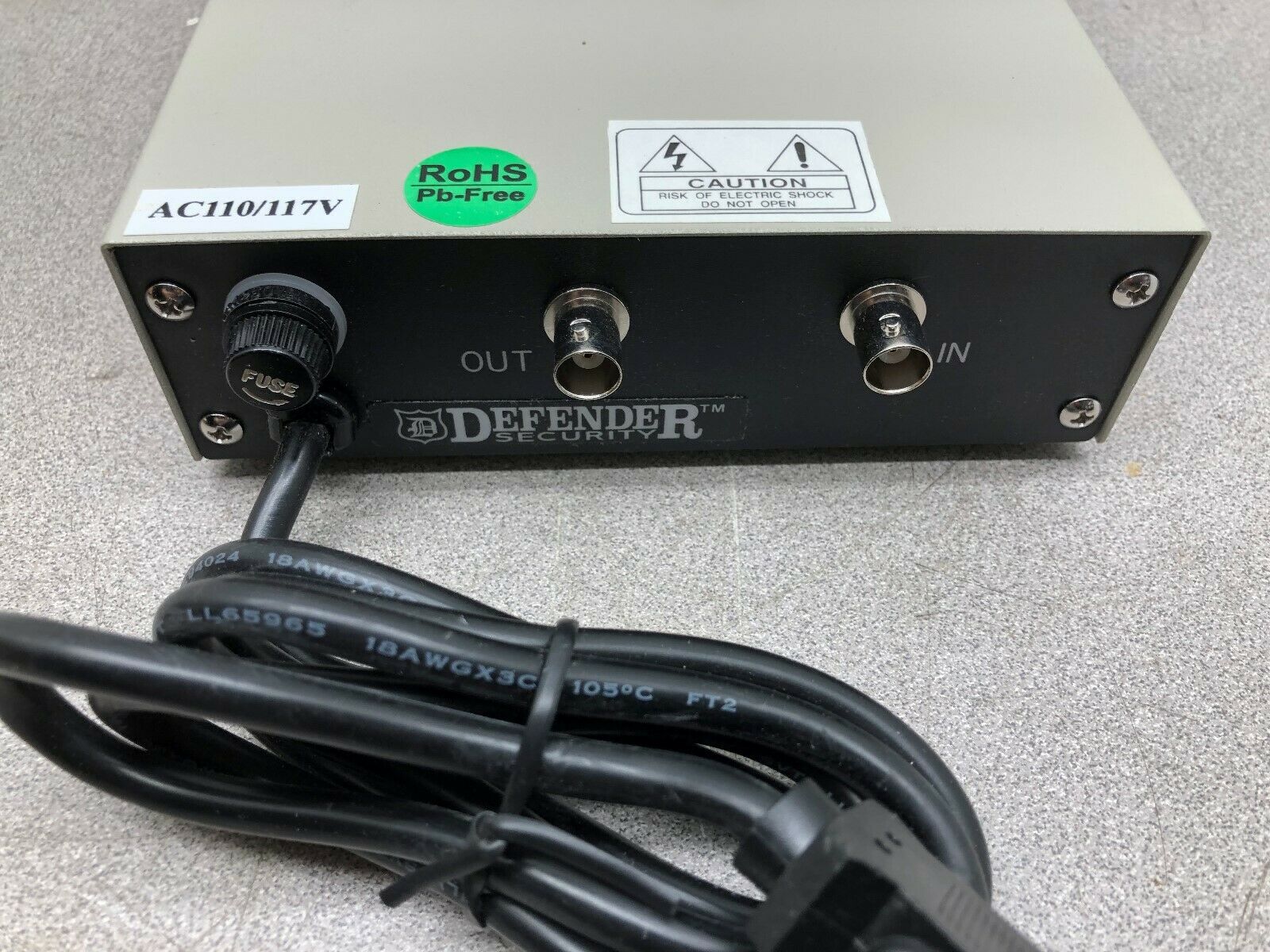 NEW IN BOX DEFENDER 115 VAC VIDEO AMPLIFIER 82-8870