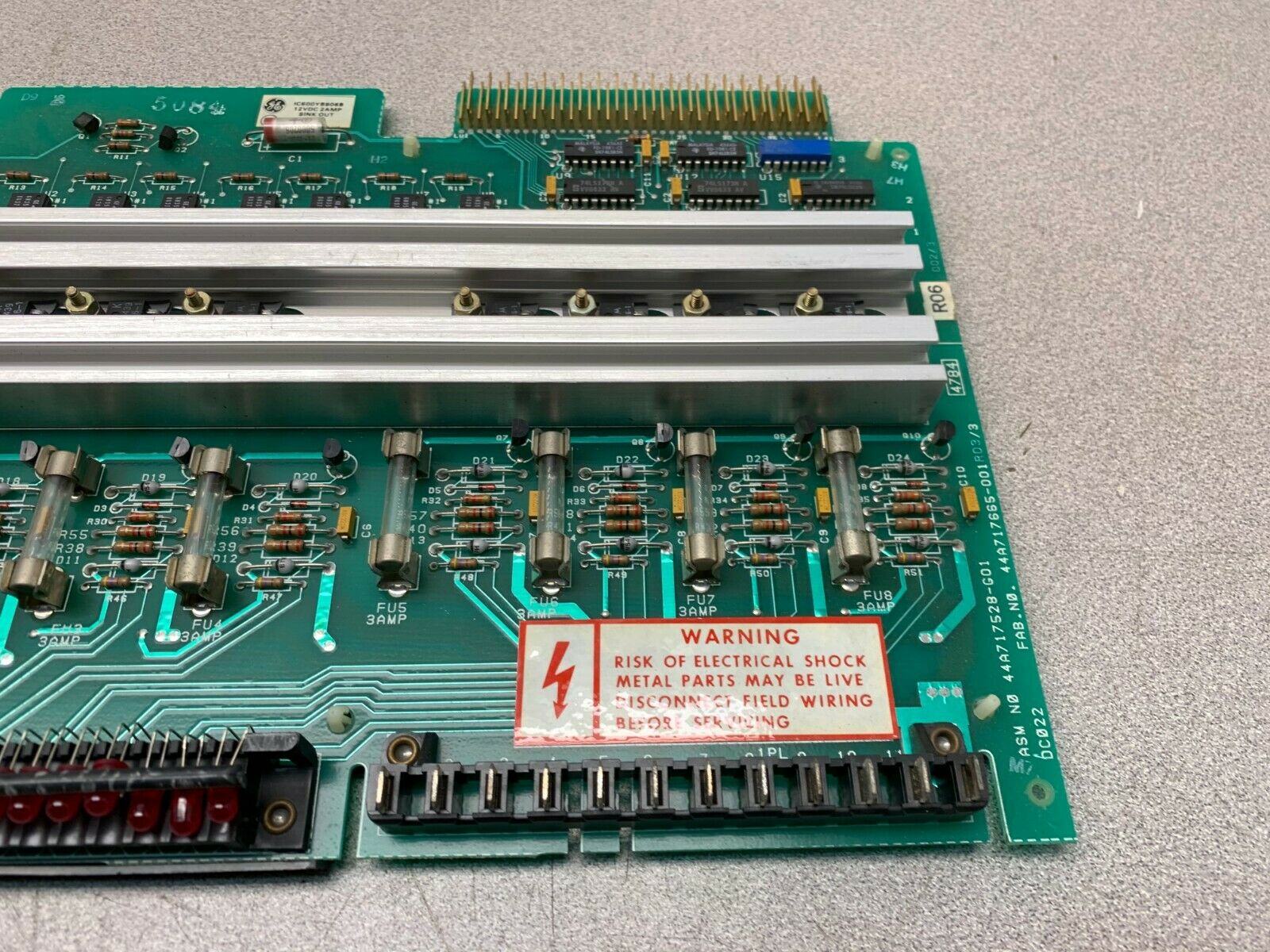 USED GENERAL ELECTRIC OUTPUT CIRCUIT BOARD IC600YB906B