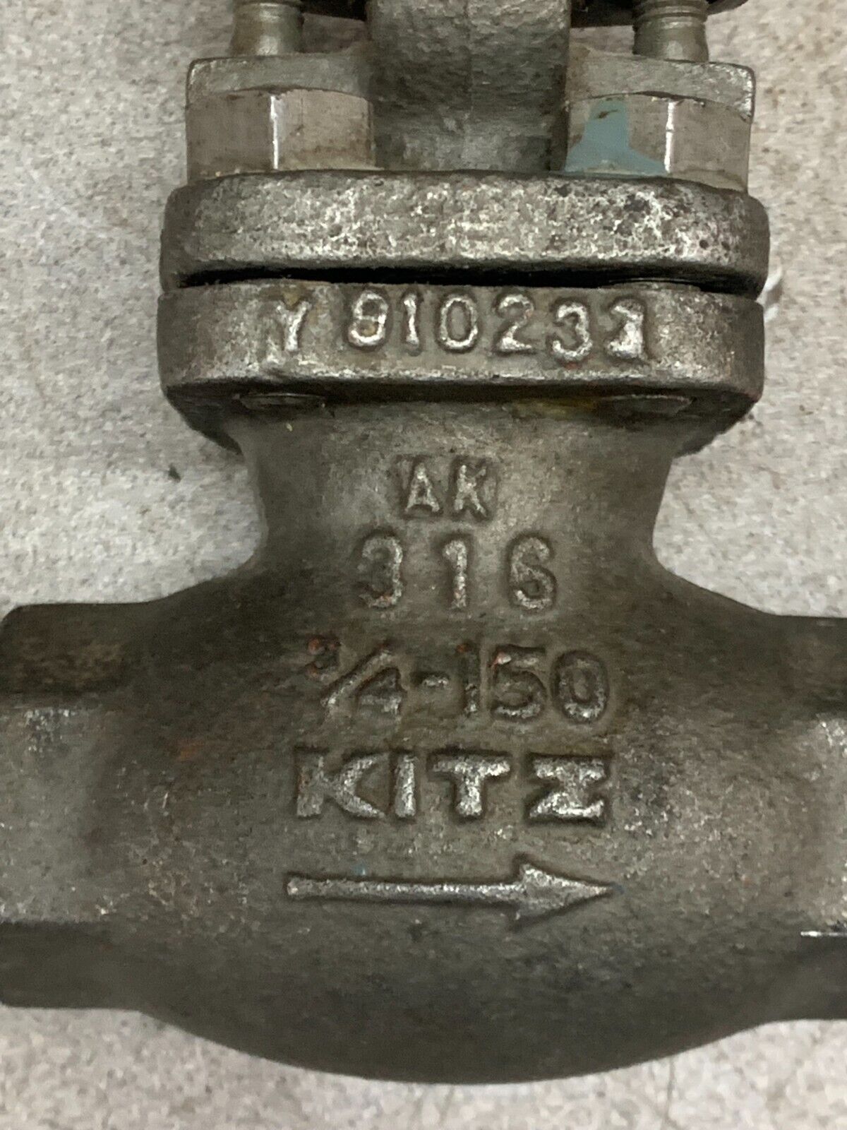 NEW NO BOX KITZ SCS14 3/4-150 GATE VALVE AK 31S Y 810232 3/4"