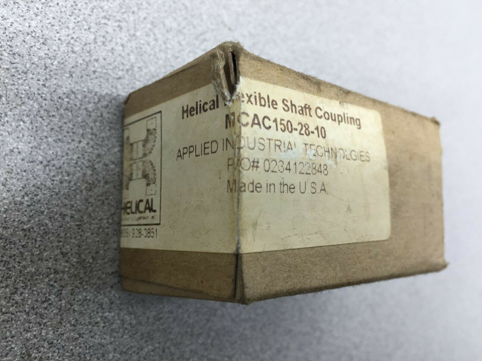 NEW IN BOX HILICAL FLEXIBLE SHAFT COUPLING MCAC150-28-10