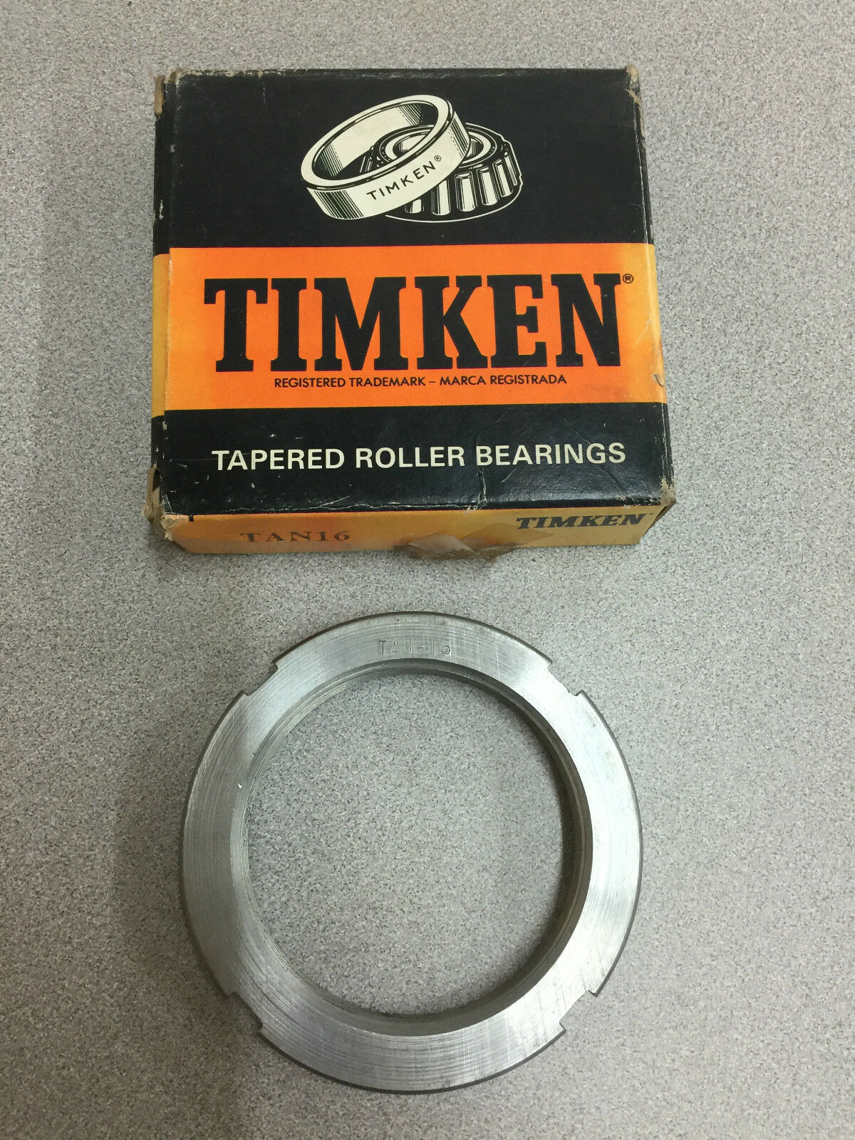 NEW IN BOX TIMKEN BEARING LOCKNUT TAN16