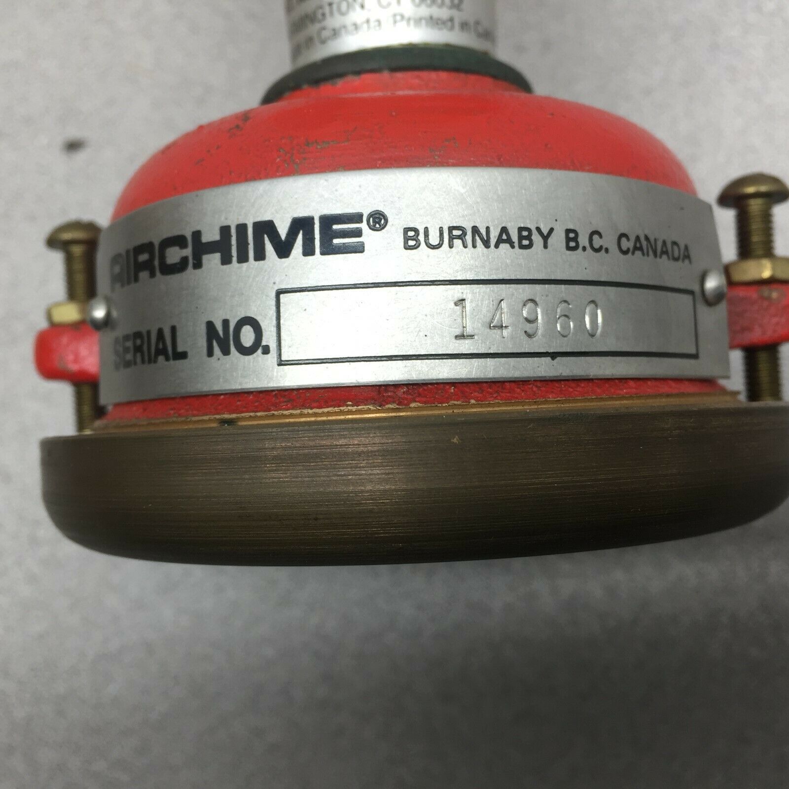 NEW IN BOX EDWARDS AIRCHIME BRASS AIR HORN CB