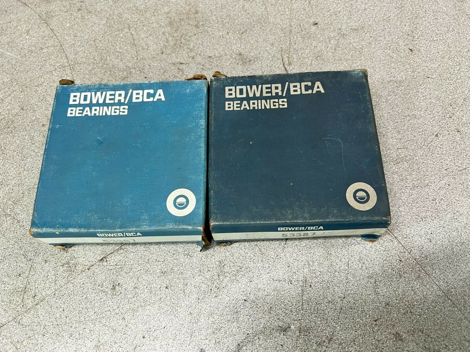 LOT OF 2 NEW IN BOX BOWER BEARING RACE 53387