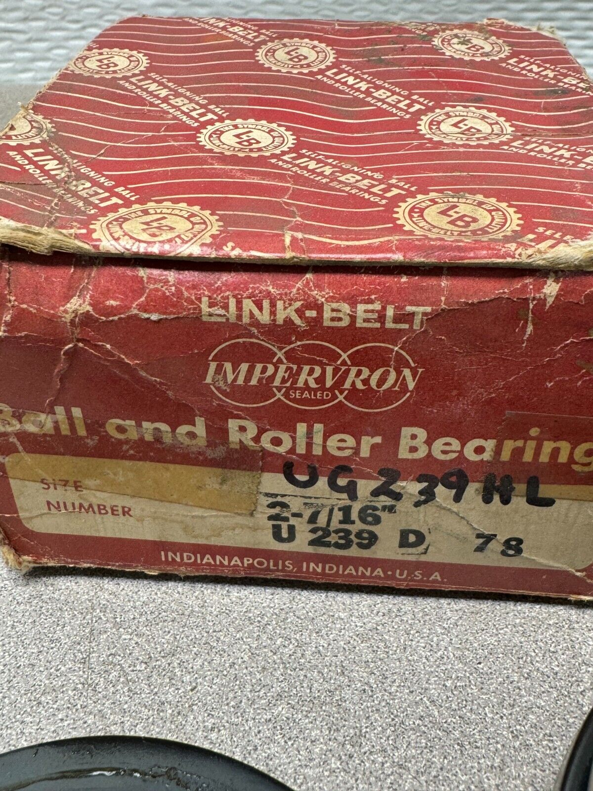 NEW IN BOX LINK-BELT BALL AND ROLLER BEARING 2-7/16" U 239 D 78