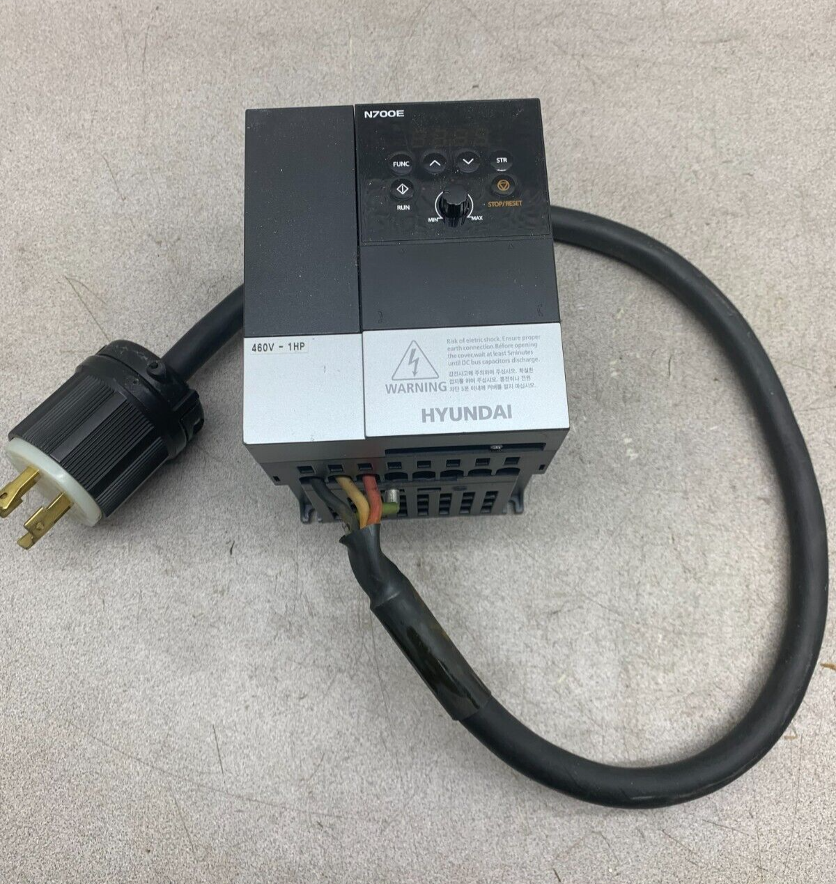 USED HYUNDAI LOW VOLTAGE INVERTER DRIVE N700E-007HF