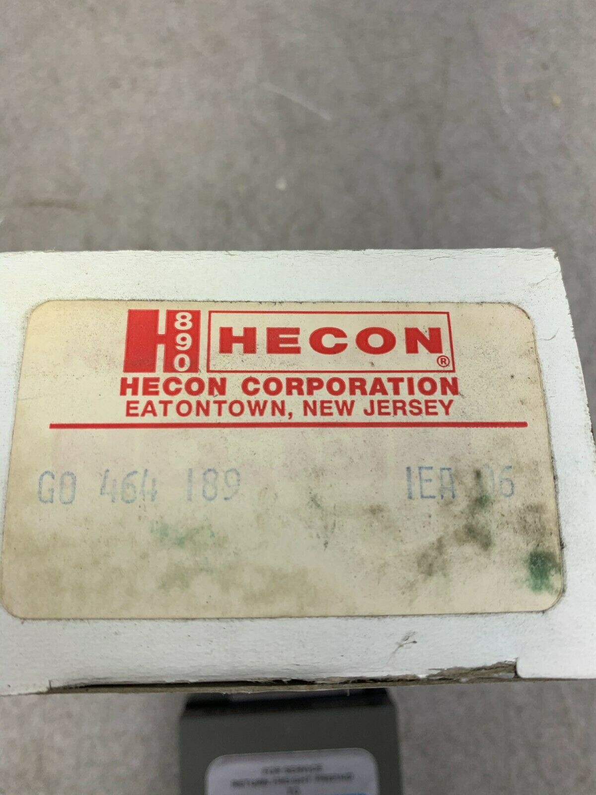 NEW IN BOX HECON COUNTER G0 464 189