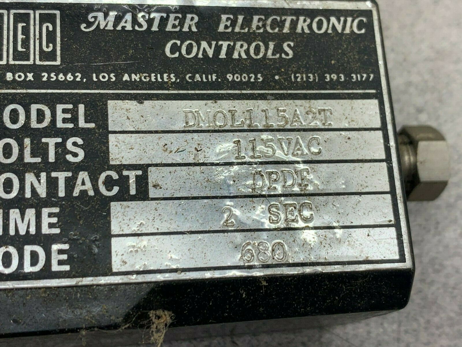 USED MEC TIMER DM0L115A2T