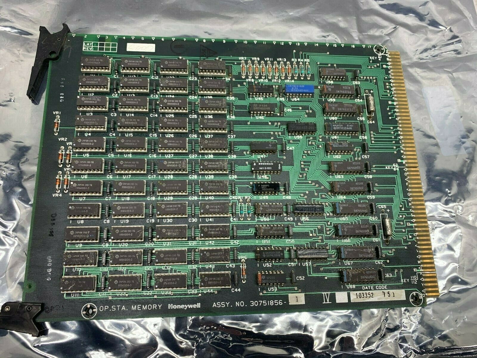 USED HONEYWELL CIRCUIT BOARD 30751856-1