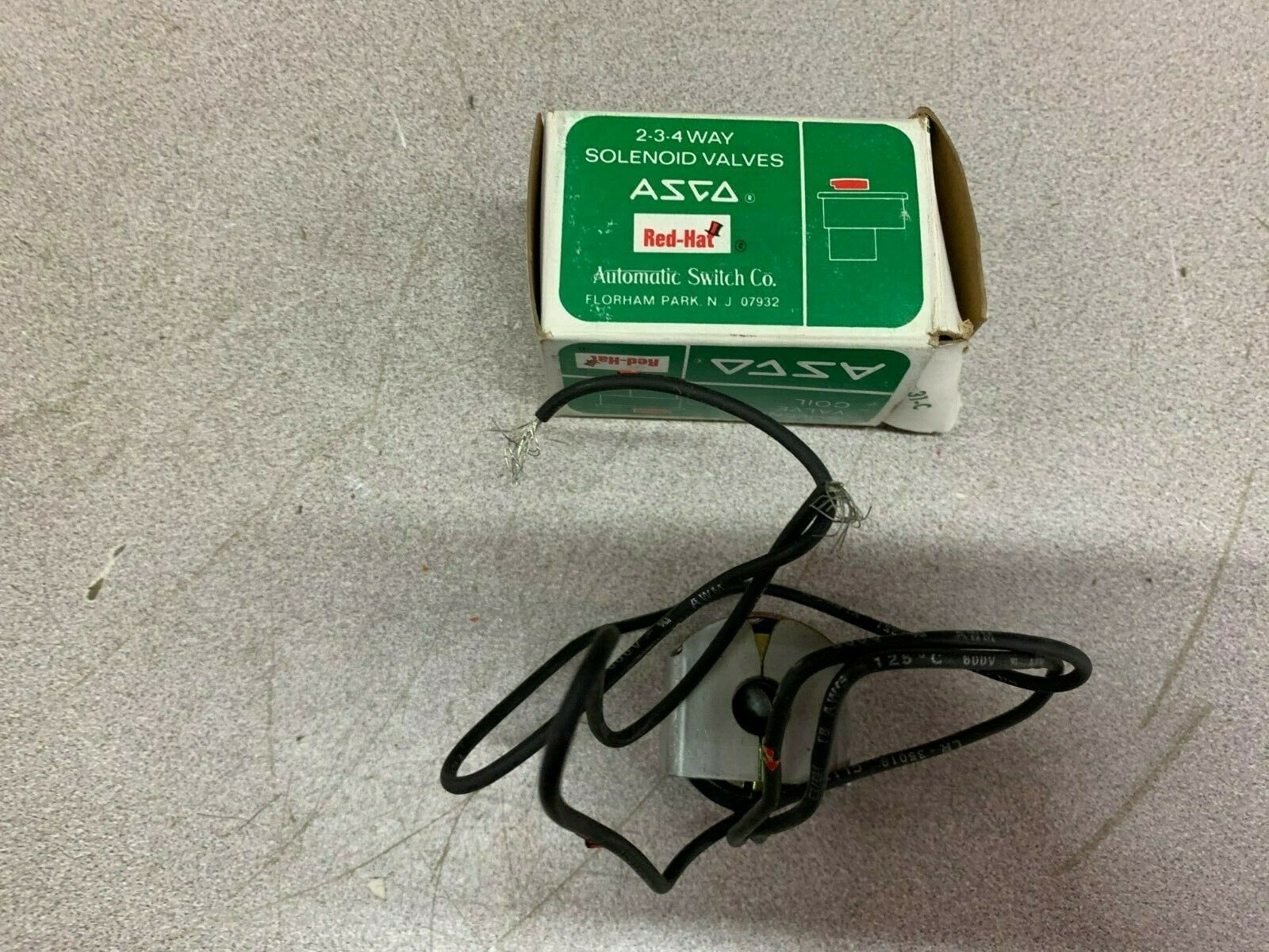 LOT OF 2 NEW IN BOX ASCO 110V. COILS 162-529-1