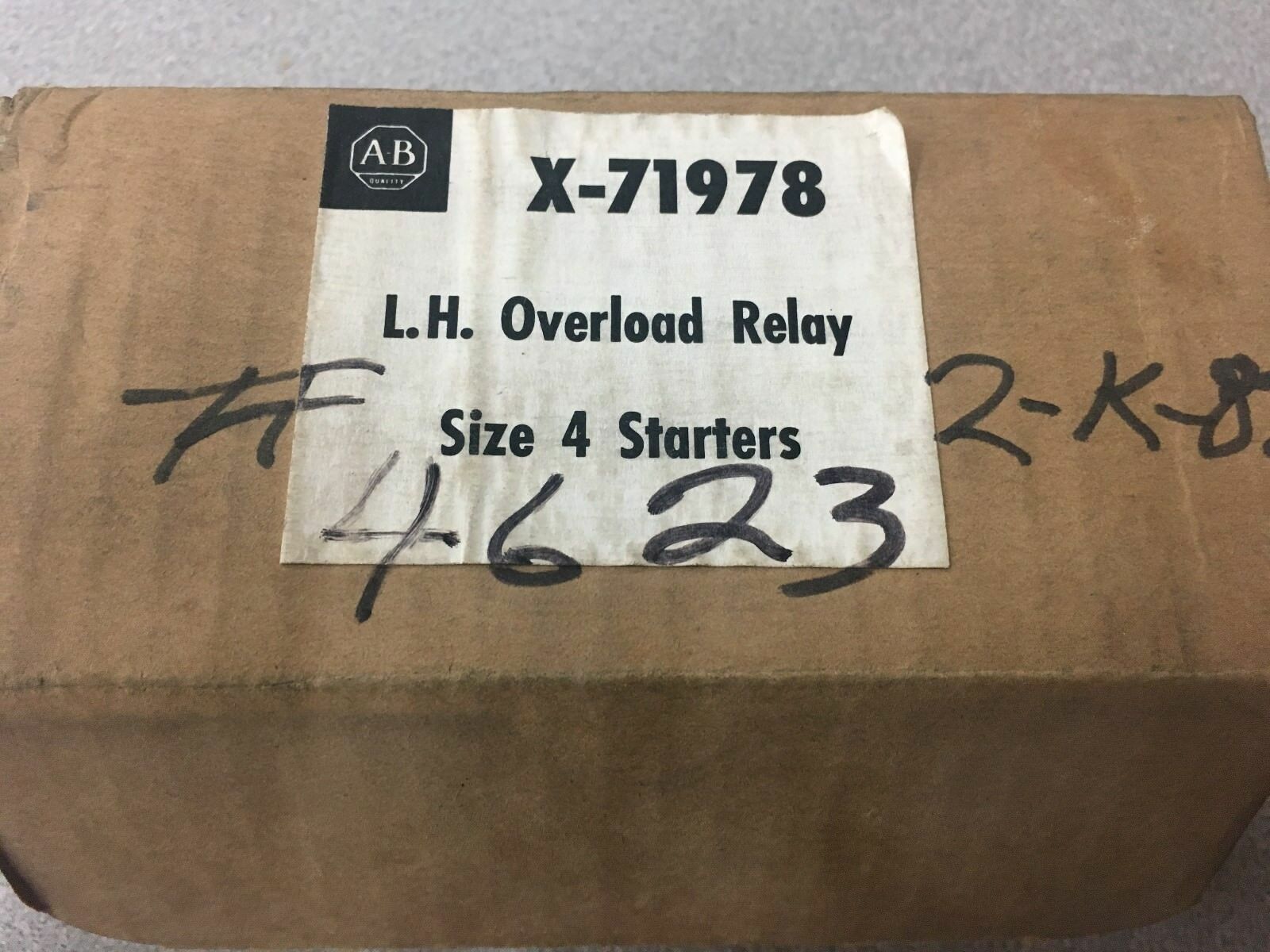 NEW IN BOX ALLEN BRALDEY OVERLOAD RELAY X-71978