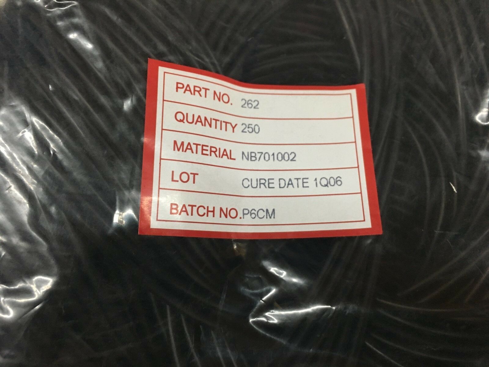 NEW PACK OF 250 ASI O-RINGS 262 BUNA HDW-1249