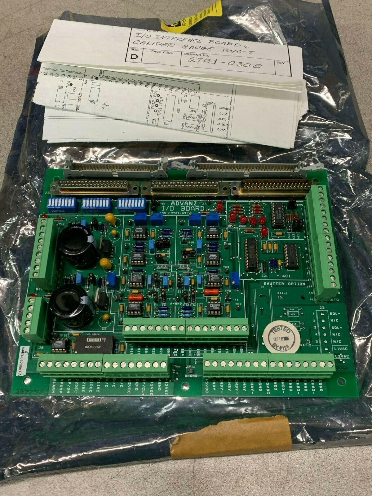 NEW NO BOX ADVANZ I/O BOARD 2782-03110 CIRCUIT BOARD A45D-0620001A