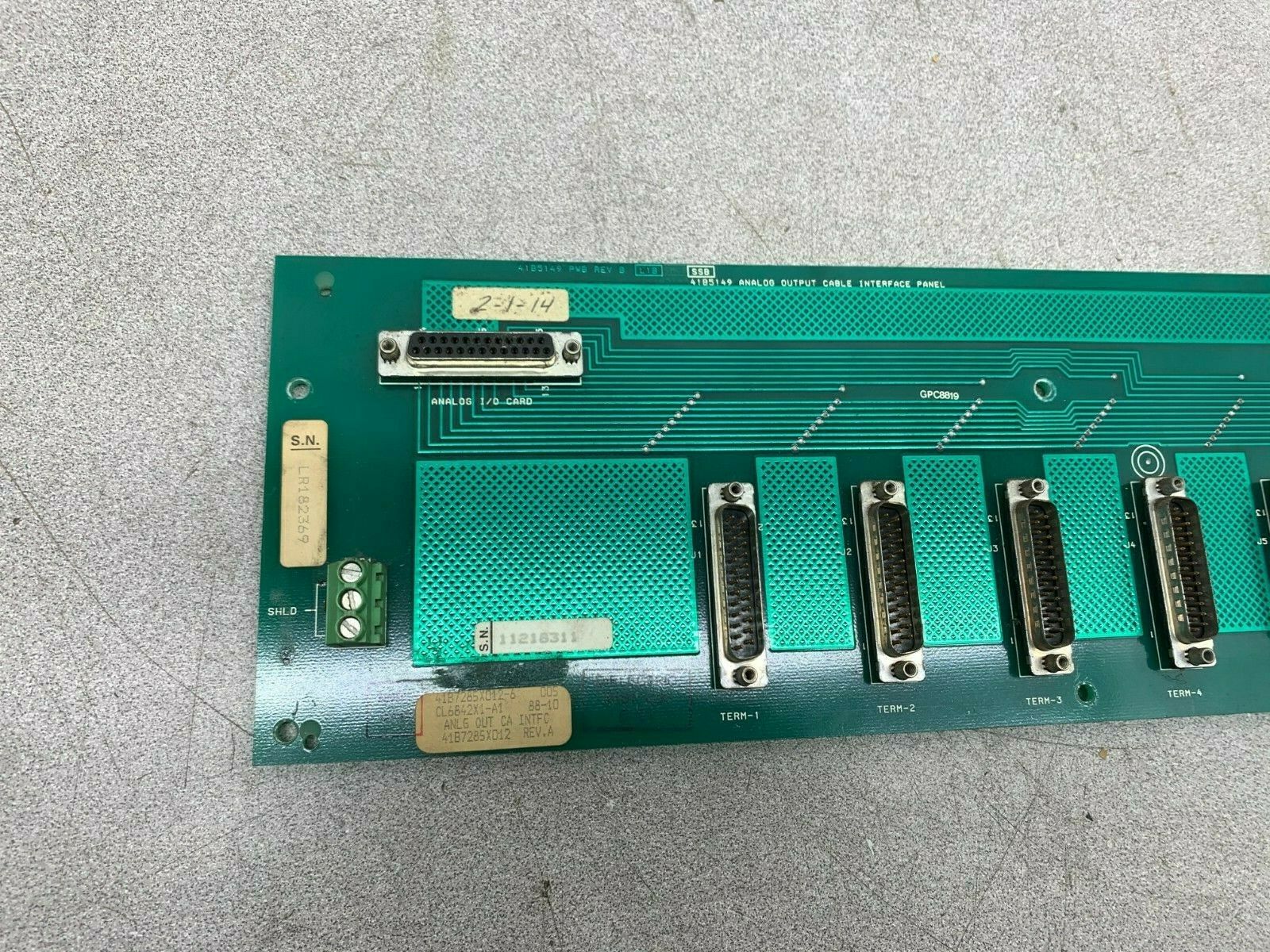 USED FISHER CIRCUIT BOARD CL6842X1-A1