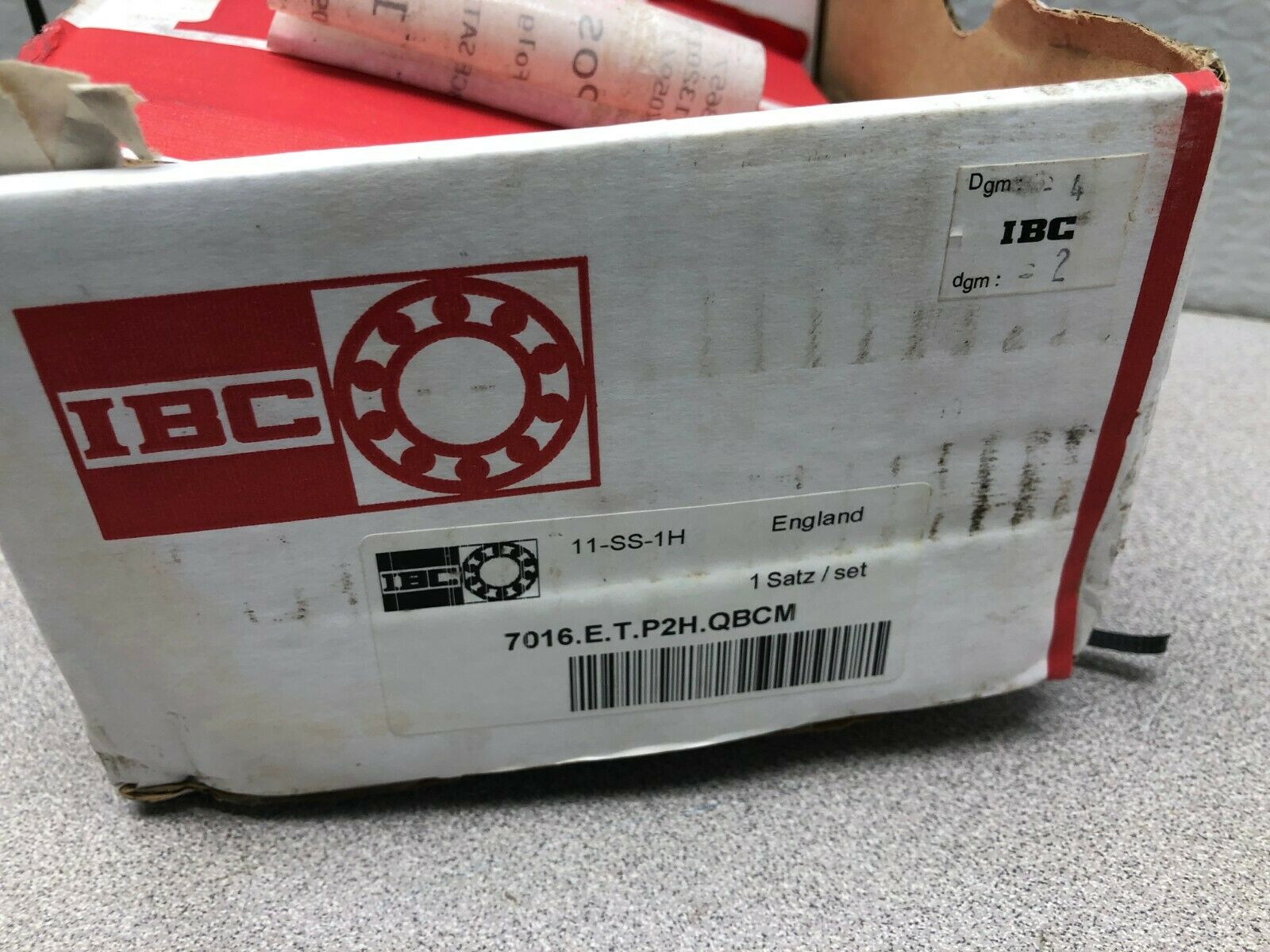 NEW IN BOX SET OF 4 IBC PRECISION BEARINGS 7016.E.T.P2H.QBCM