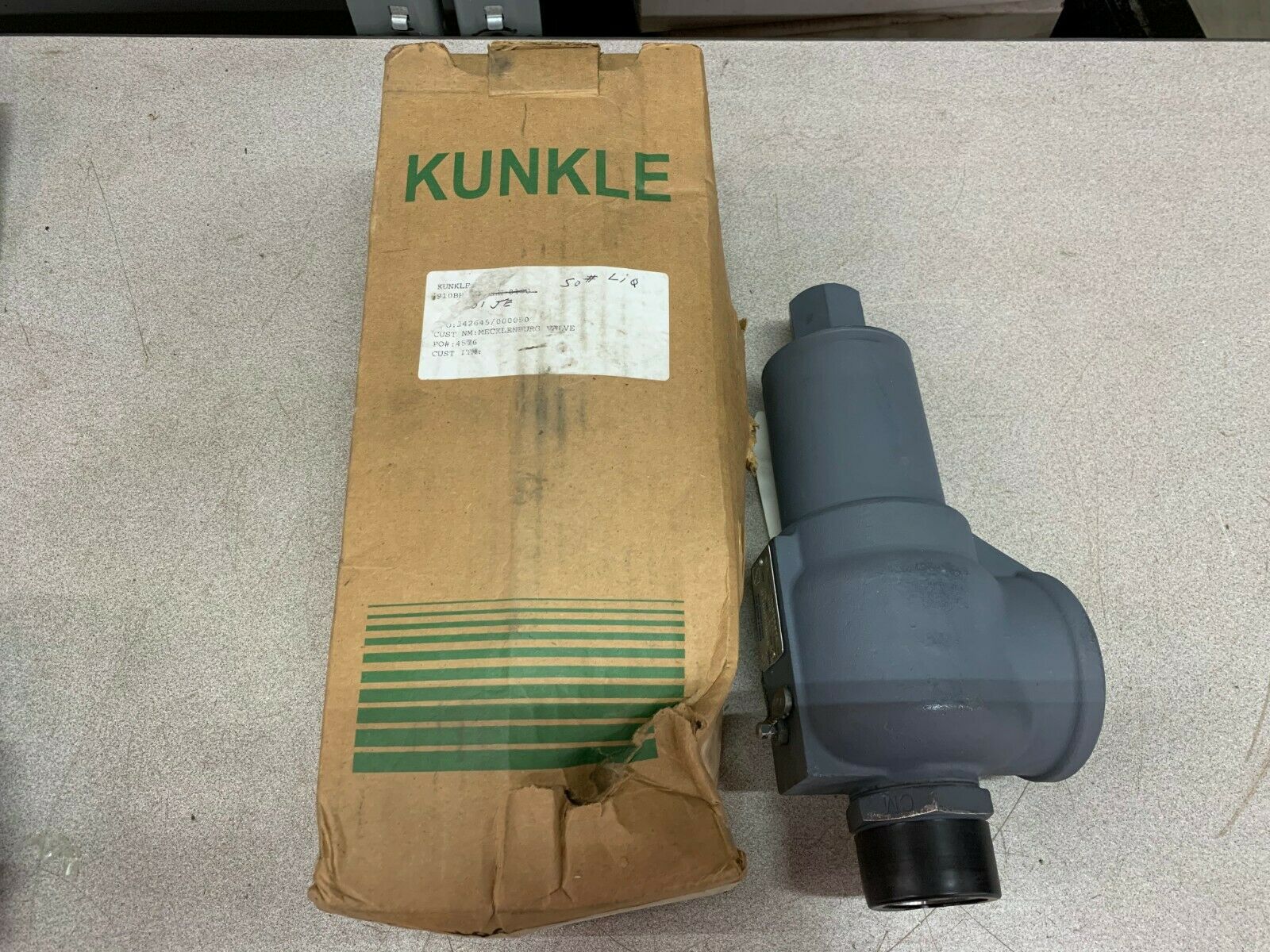 NEW IN BOX KUNKLE 1-1/2" RELIEF VALVE 910BHGM01JE