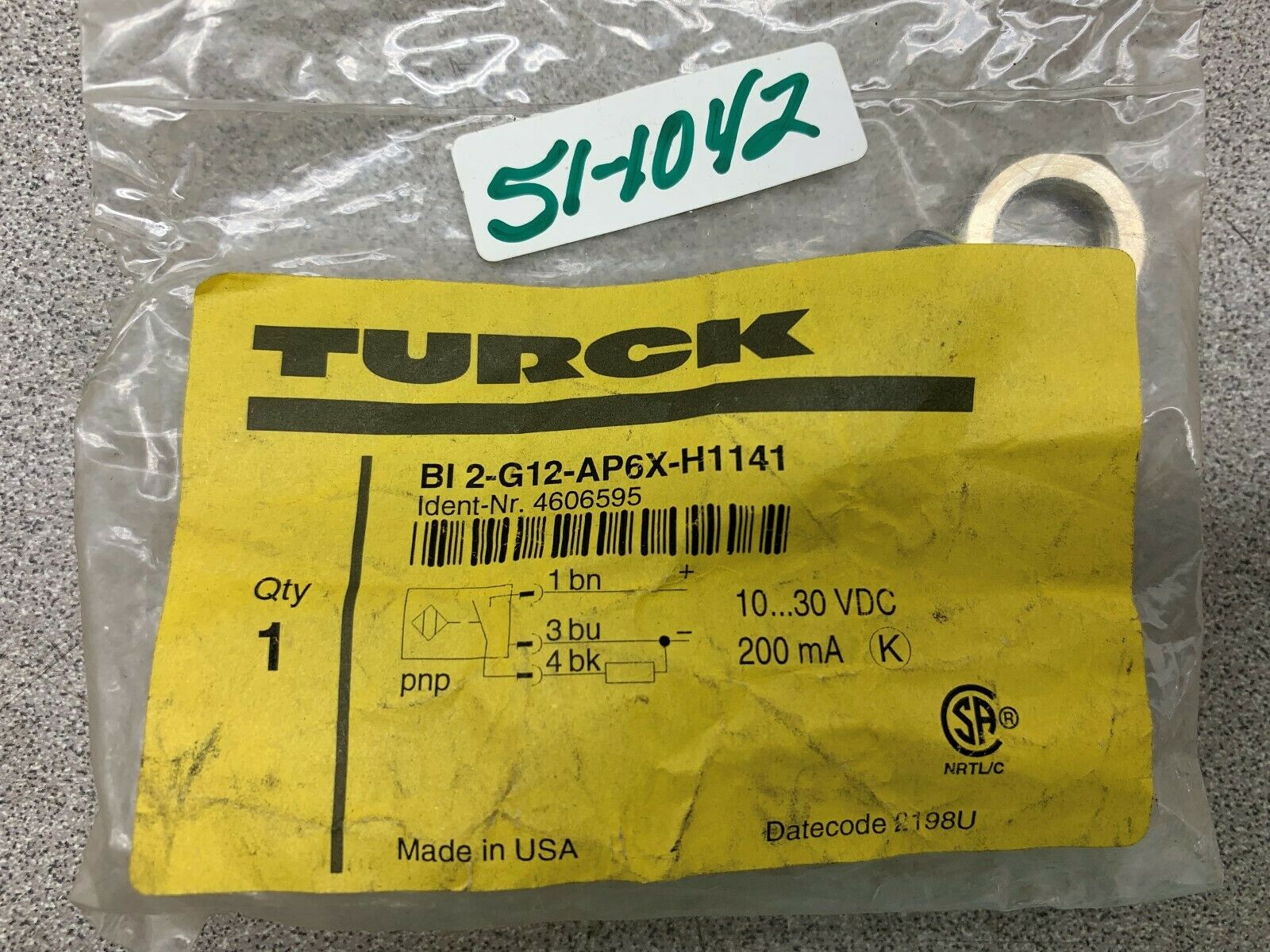 NEW NO BOX TURCK SENSOR 2-AP6X-H1141