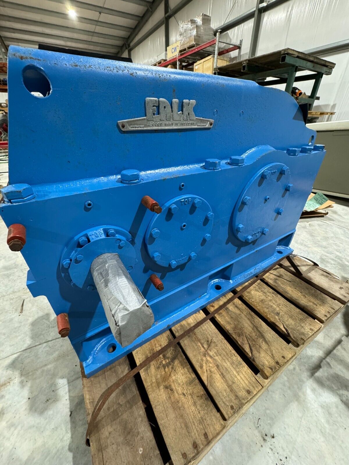 REBUILT FALK 150HP ENCLOSED GEAR DRIVE SPEED REDUCER 21.19 RATIO 2100Y2-B